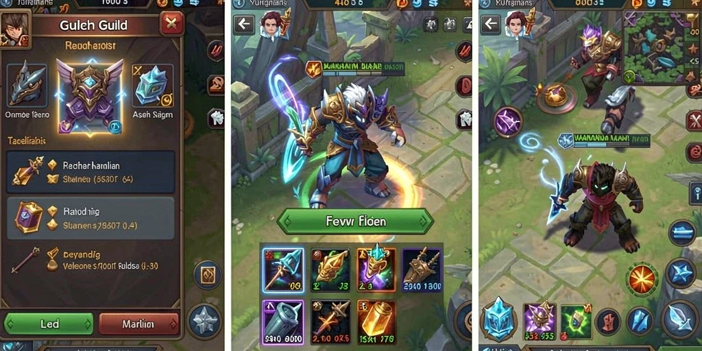 Tampilan awal game dengan karakter menarik.