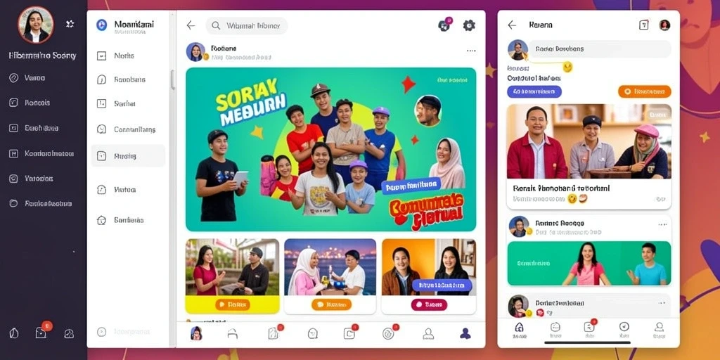 Tampilan antarmuka yang user-friendly.
