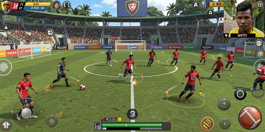Screenshot tampilan antarmuka utama ASIA200.