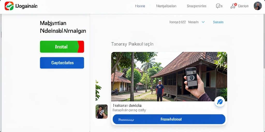 Tampilan antarmuka yang ramah pengguna.