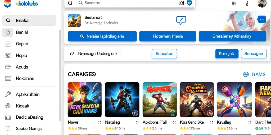 Tampilan grafis permainan slot yang memukau.