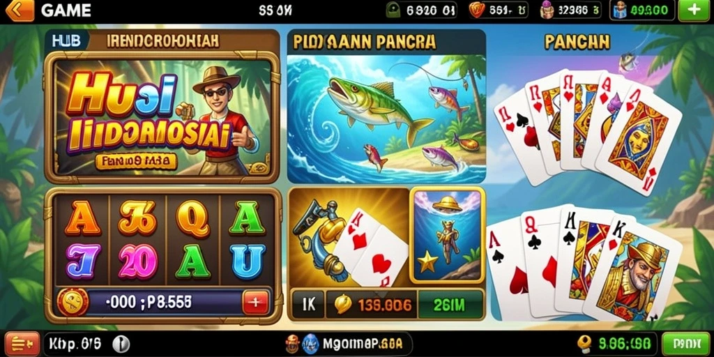 Tampilan awal game GEMS365 yang cerah dan menarik.
