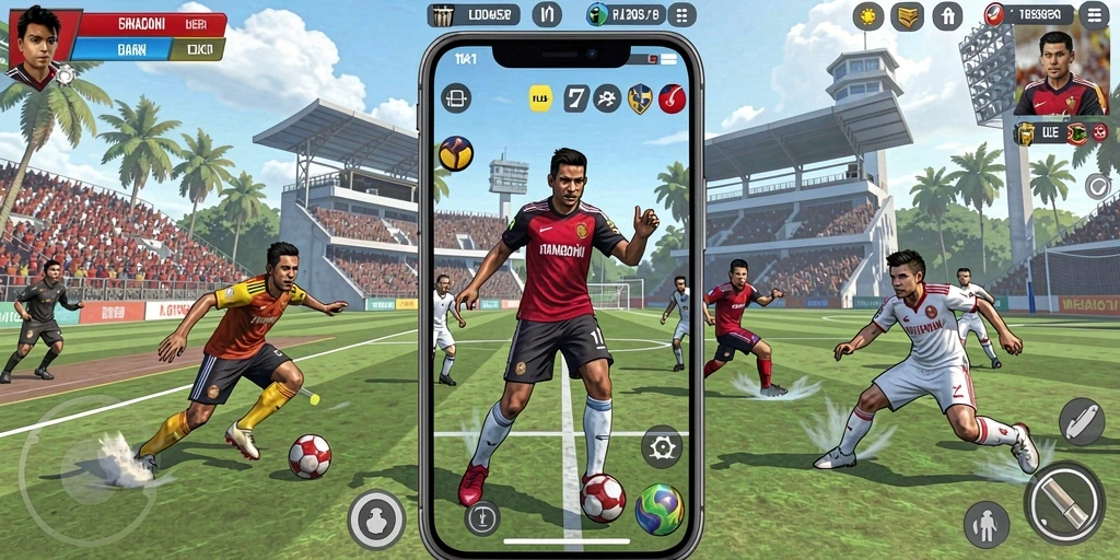 Tangkapan layar menampilkan grafis yang menawan dan karakter menarik.