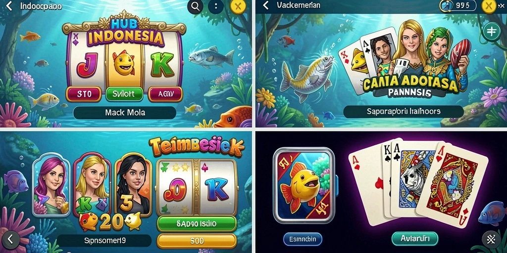 Screenshot menunjukkan karakter utama dalam level hutan.