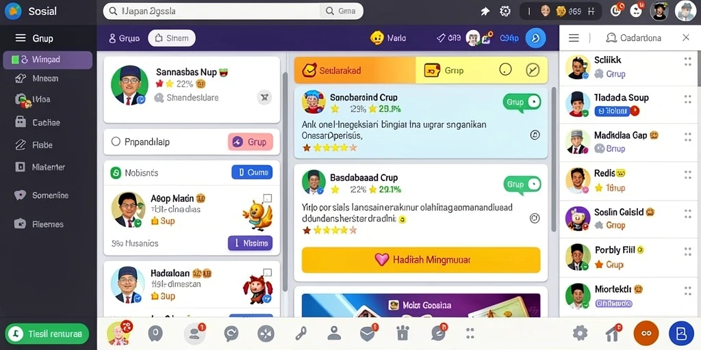 Tampilan antarmuka yang user-friendly dan menarik.