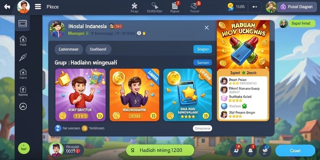 Tampilan karakter utama saat beraksi.