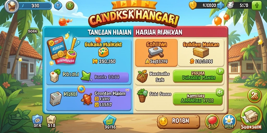 Tampilan antarmuka yang sederhana dan menarik.
