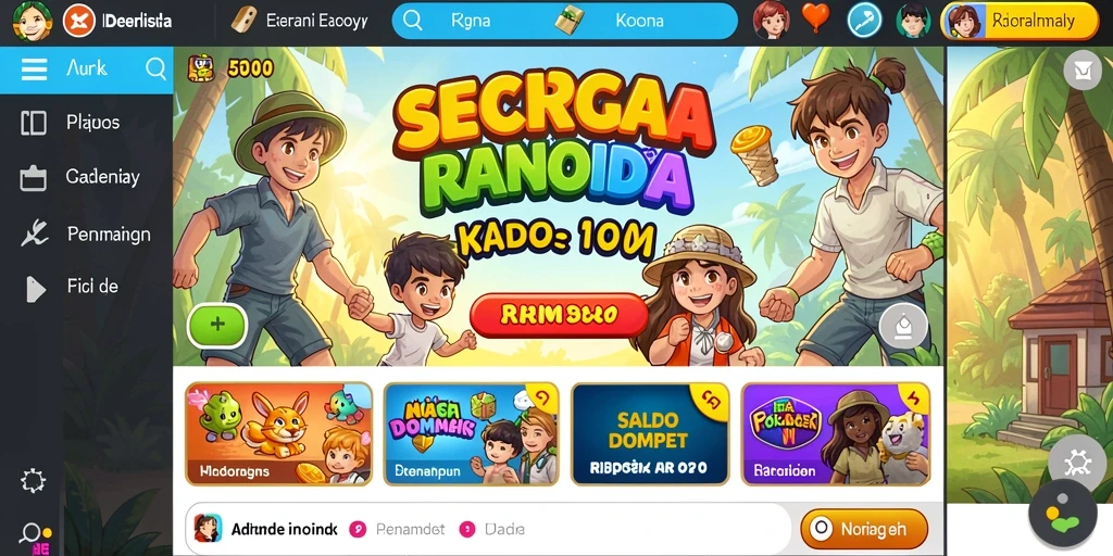 Tampilan antarmuka SENGTOTO yang menarik dan mudah dipahami.