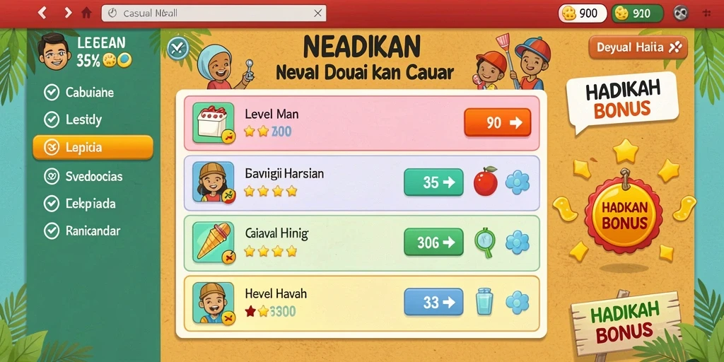 Tampilan antarmuka yang user-friendly dan intuitif.