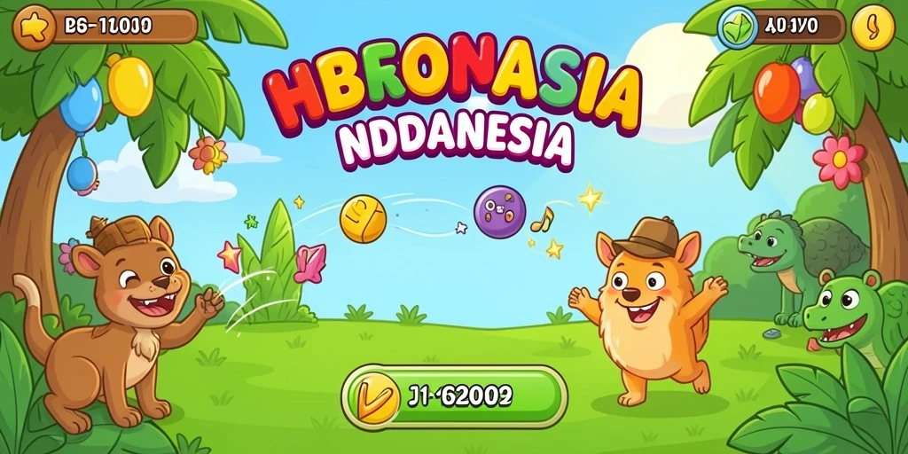 Screenshot menunjukkan tampilan antarmuka permainan yang menarik.
